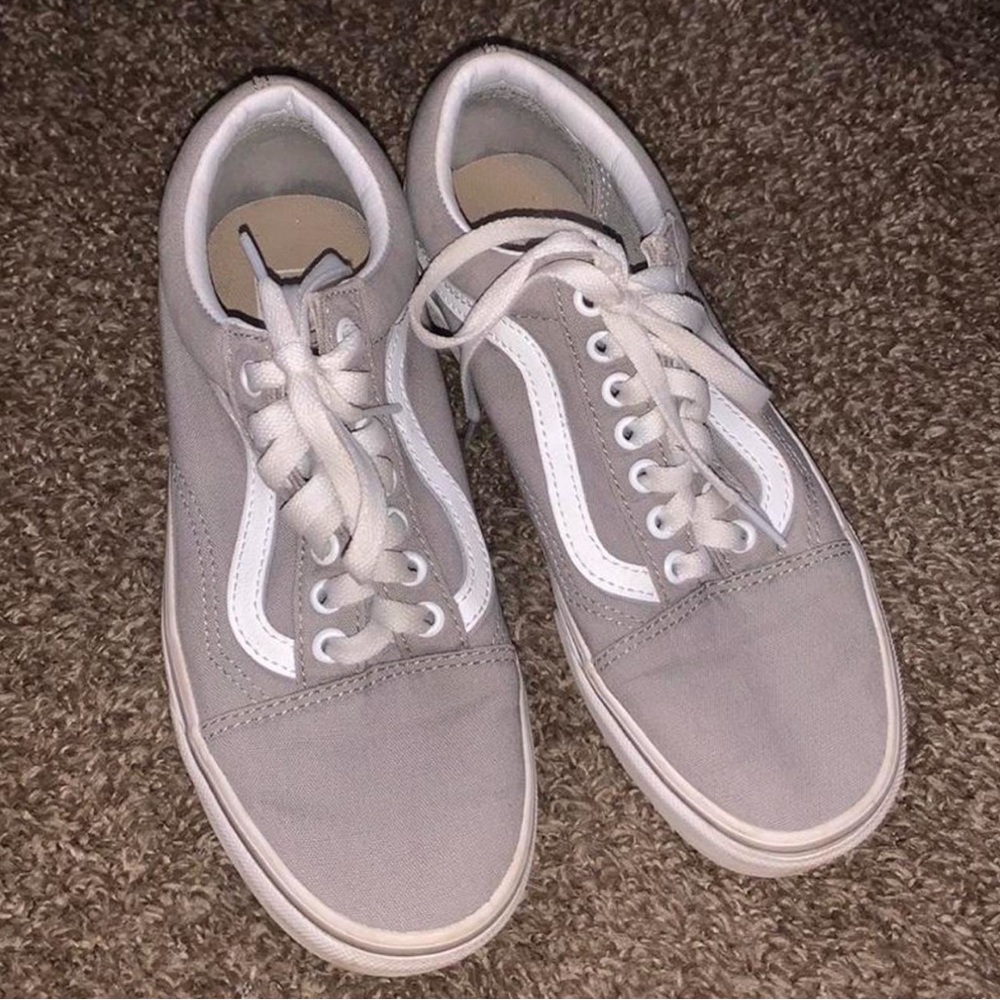 Gray Old Skool Vans